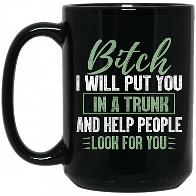 15 oz. Black Mug