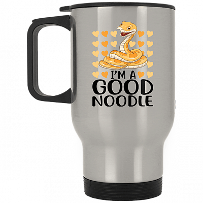 14 oz. Silver Travel Mug
