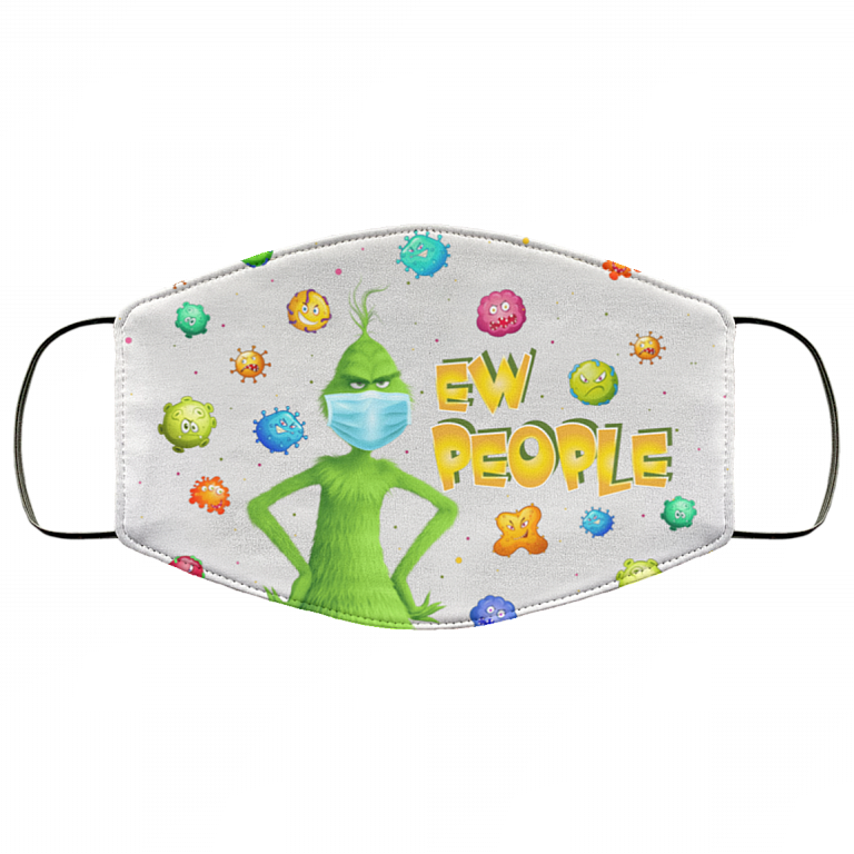 Ew People Washable Reusable Custom – Printed Cloth Face Mask Cover, White, Cloth Face Cover