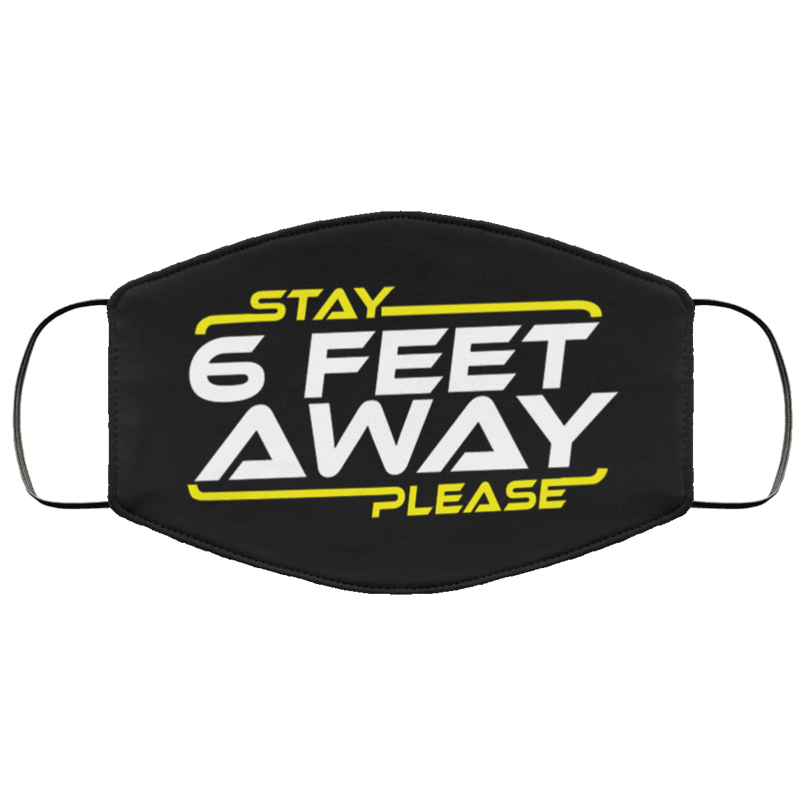 Stay 6 Feet Away Please - Funny Social Distance Mask - Washable Reusable Custom – Printed Cloth Face Mask Cover, Black, Cloth Face Mask Stay 6 Feet Away Please - Funny Social Distance Mask - Washable Reusable Custom – Printed Cloth Face Mask Cover, Black, Cloth Face Mask