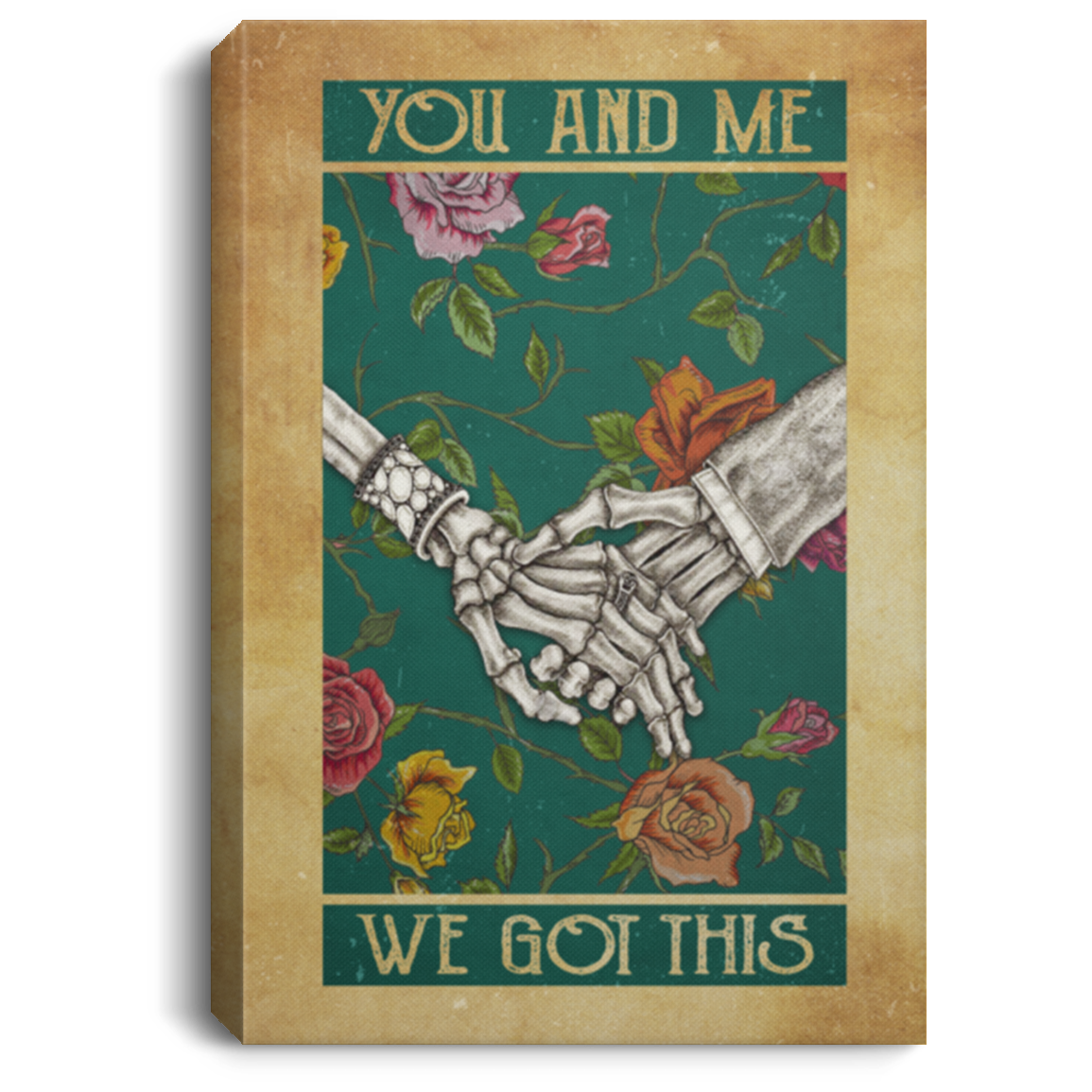 You And Me We Got This Framed Canvas - Unframed Poster, White, 0.75'' Framed Canvas You And Me We Got This Framed Canvas - Unframed Poster, White, 0.75'' Framed Canvas