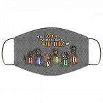 In A World Where You Can Be Anything Be Kind Dachshund Washable Reusable Custom - Printed Cloth Face Mask Cover, White, Cloth Face Cover