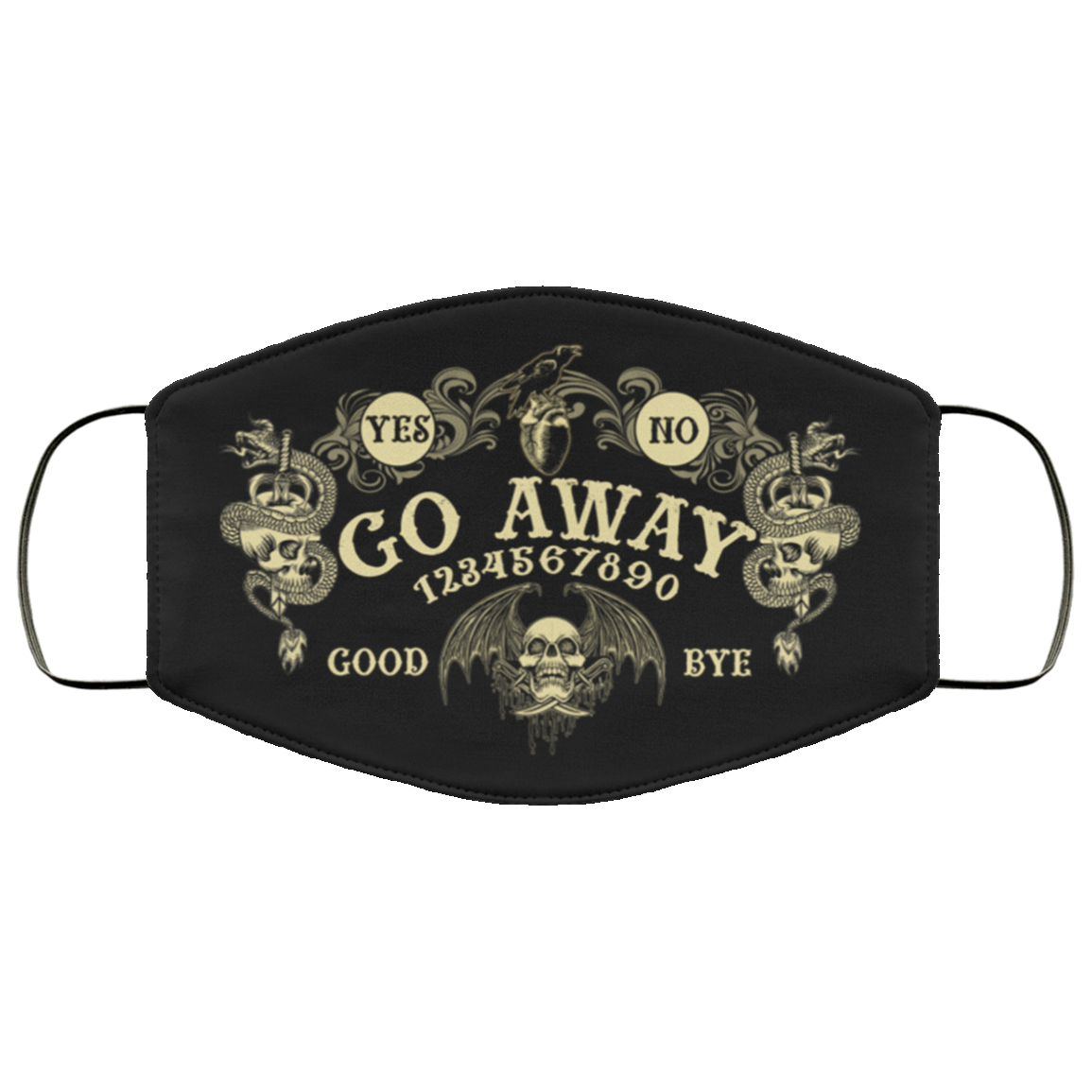 Ouija Board Go Away Quarantine 2020 Washable Reusable Custom – Printed Cloth Face Mask Cover, White, Cloth Face Mask Ouija Board Go Away Quarantine 2020 Washable Reusable Custom – Printed Cloth Face Mask Cover, White, Cloth Face Mask