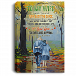 To My Wife I Wish I Could Turn Back The Clock Gallery Wrapped Framed Canvas Prints - Unframed Poster, White, 0.75'' Framed Canvas To My Wife I Wish I Could Turn Back The Clock Gallery Wrapped Framed Canvas Prints - Unframed Poster, White, 0.75'' Framed Canvas