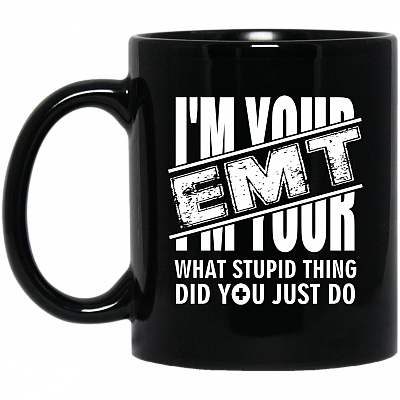 11 oz. Black Mug