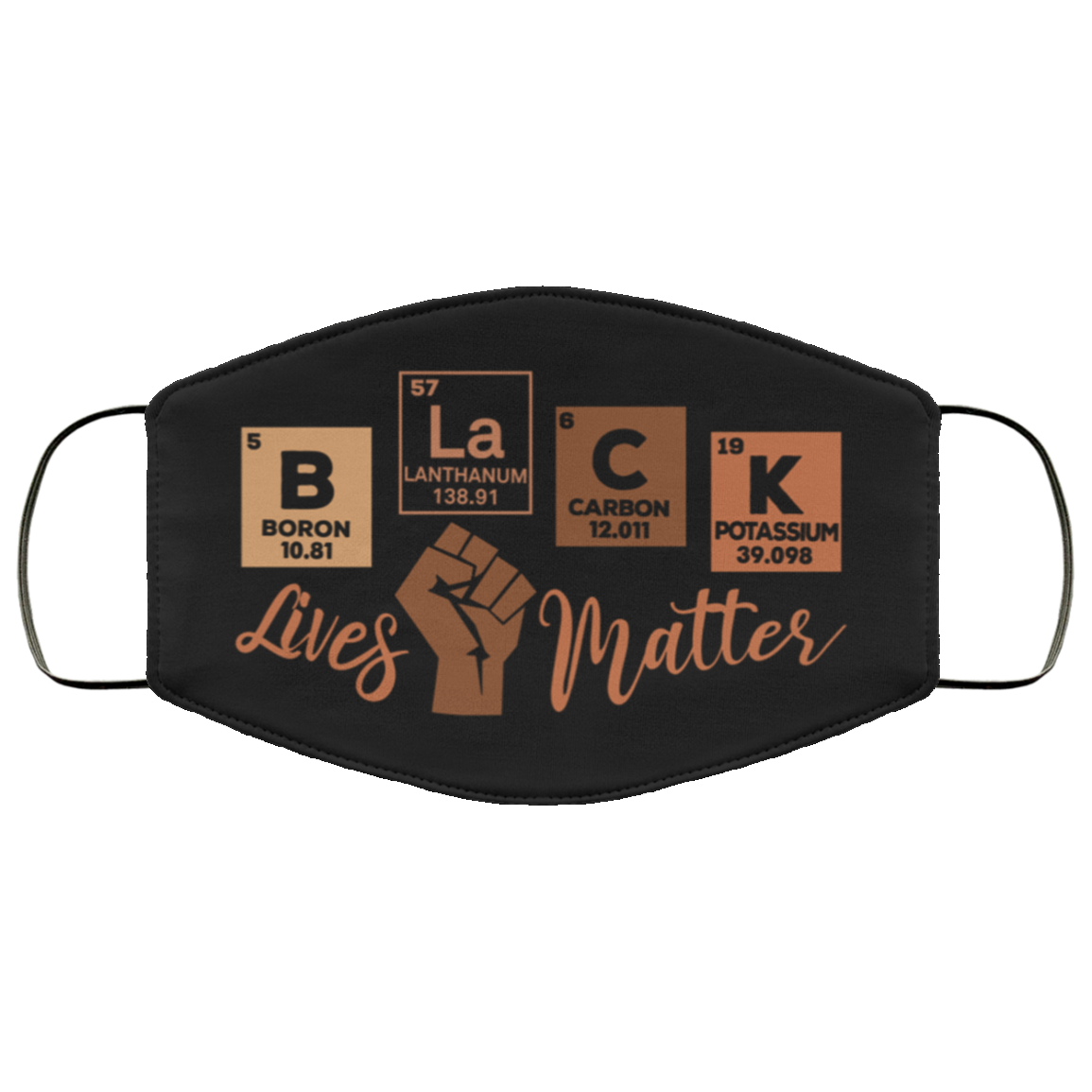 Black Lives Matter Periodic Table Washable Reusable Custom - Printed Cloth Face Mask Cover, White, Cloth Face Mask Black Lives Matter Periodic Table Washable Reusable Custom - Printed Cloth Face Mask Cover, White, Cloth Face Mask