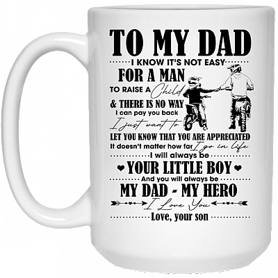 15 oz. White Mug