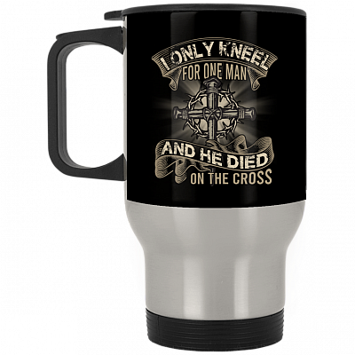 14 oz. Silver Travel Mug