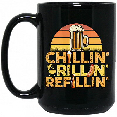 15 oz. Black Mug