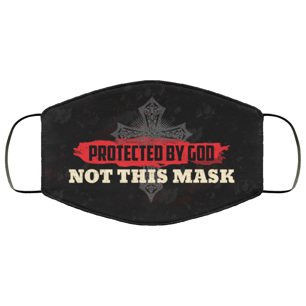 Protected By GOD Not This Mask Funny Washable Reusable Custom – Printed Cloth Face Mask Cover, Black, Cloth Face Cover Protected By GOD Not This Mask Funny Washable Reusable Custom – Printed Cloth Face Mask Cover, Black, Cloth Face Cover