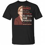 Nevertheless She Persisted Elizabeth Warren T-Shirt - Elizabeth Warren Saying Shirt, Black, Unisex T-Shirt