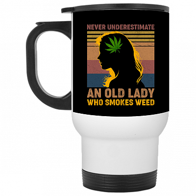 14 oz. White Travel Mug