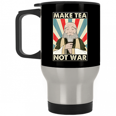 14 oz. Silver Travel Mug