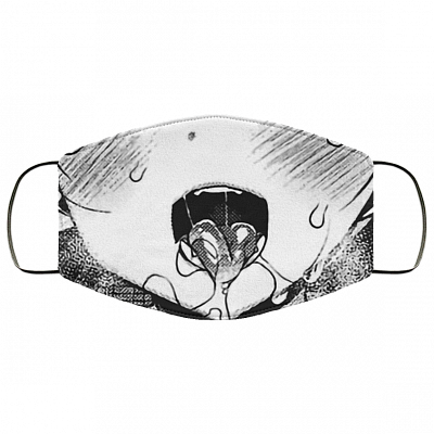 Anime Girl - Funny Face Mask - Washable Reusable Custom – Printed Cloth Face Mask Cover, White, Cloth Face Mask
