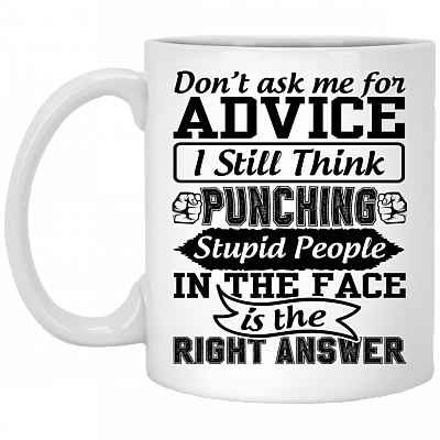 11 oz. White Mug