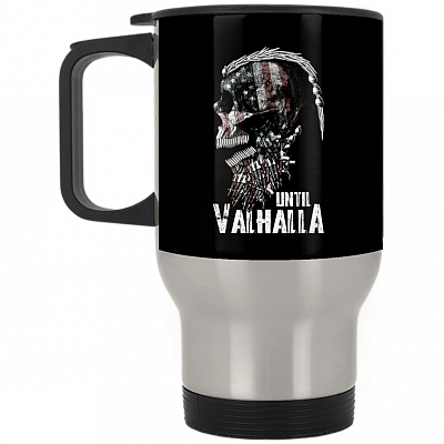 14 oz. Silver Travel Mug