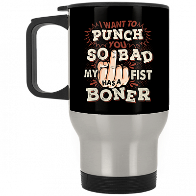 14 oz. Silver Travel Mug