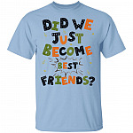 Did We Just Become Best Friends Set Youth T-Shirt - Matching Sibling Set, Light Blue, Youth T-Shirt
