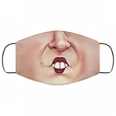 Hocus Pocus Winifred Mouth Washable Reusable Custom - Printed Cloth Face Mask Cover, White, Cloth Face Cover