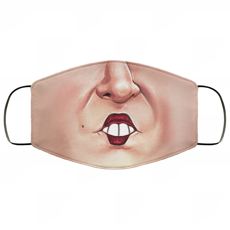 Hocus Pocus Winifred Mouth Washable Reusable Custom - Printed Cloth Face Mask Cover, White, Cloth Face Cover