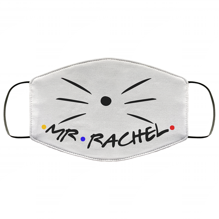 Friends Mr Rachel Mrs Ross Couple Washable Reusable Custom - Printed Cloth Face Mask Cover, White, Cloth Face Cover