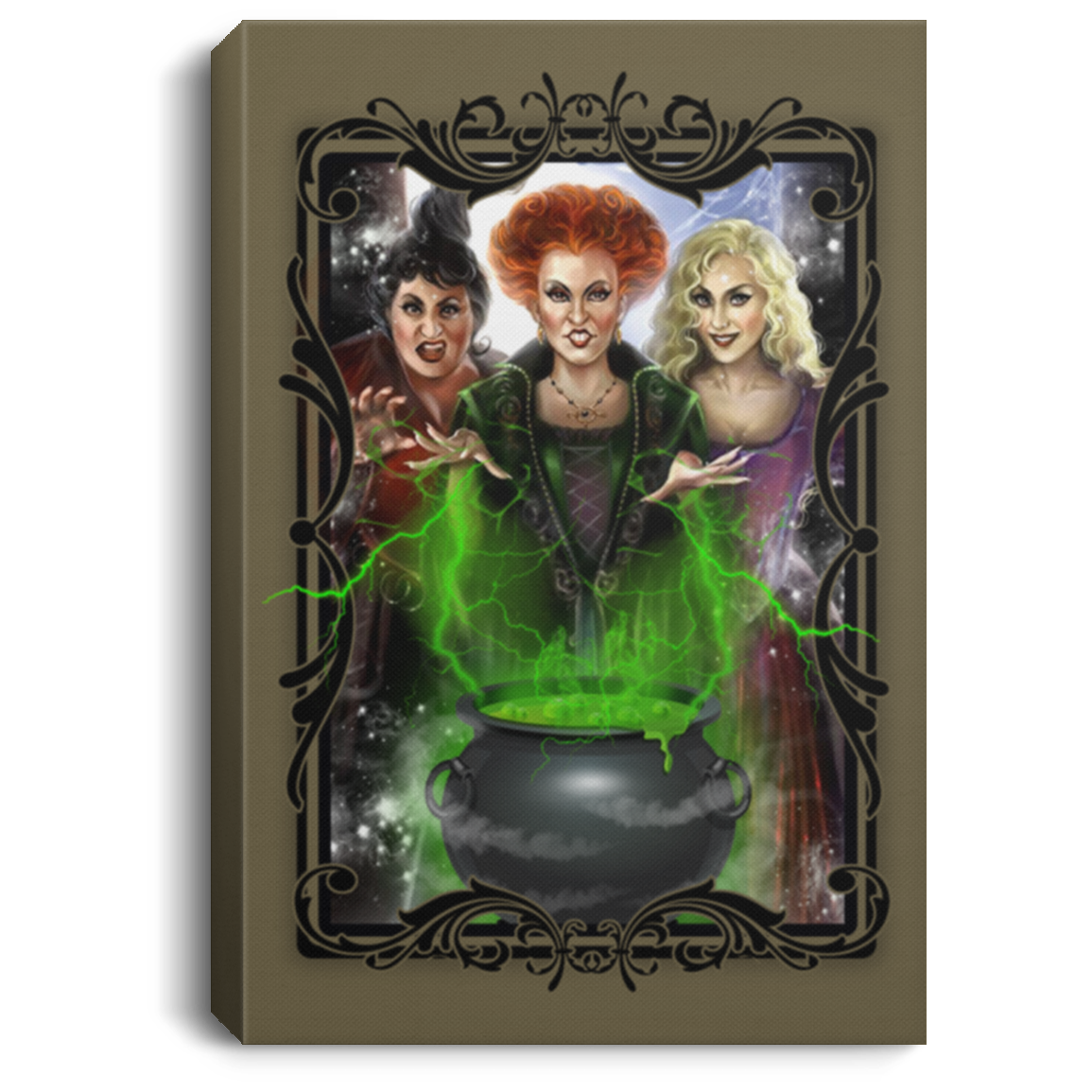 Just a Bunch of Hocus Pocus Framed Canvas Print - Unframed Poster, White, 0.75'' Framed Canvas Just a Bunch of Hocus Pocus Framed Canvas Print - Unframed Poster, White, 0.75'' Framed Canvas