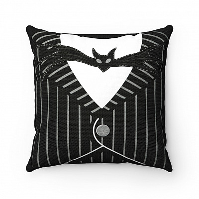 Alternative view of Jack Halloween Skellinton Suit Throw Pillow - Decorative Pillow - Indoor Outdoor Cushion