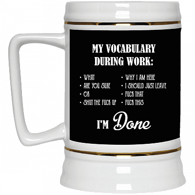 22 oz. Beer Stein