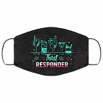 Thirst Responder Washable Reusable Custom Printed Cloth Face Mask Cover, Black, Cloth Face Cover