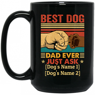 15 oz. Black Mug