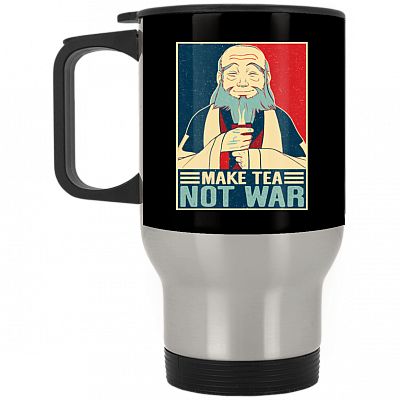 14 oz. Silver Travel Mug