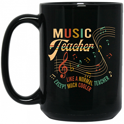 15 oz. Black Mug