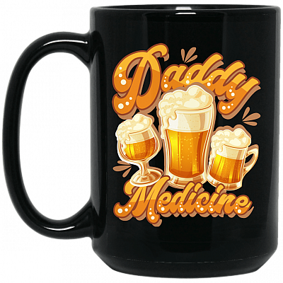 15 oz. Black Mug