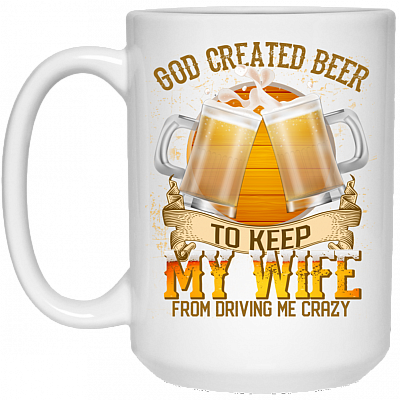 15 oz. White Mug