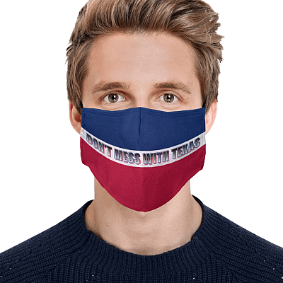 Alternative view of Don't Mess With Texas - Funny Mask - Washable Reusable Custom – Printed Cloth Face Mask Cover