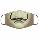 Money Heist Dali Washable Reusable Custom – Printed Cloth Face Mask Cover, White, Cloth Face Mask