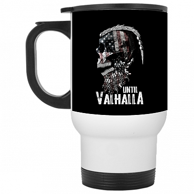 14 oz. White Travel Mug