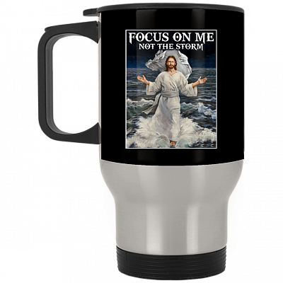 14 oz. Silver Travel Mug