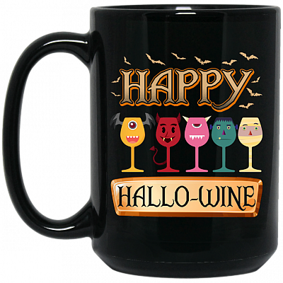 15 oz. Black Mug