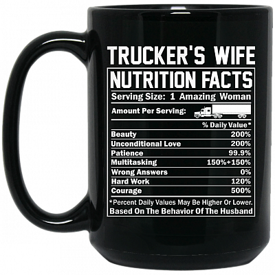 15 oz. Black Mug