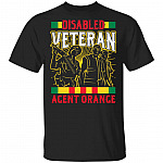 Disabled Veteran Agent Orange Vietname Veteran Flag T-Shirt - Agent Orange Shirt, Black, Unisex T-Shirt