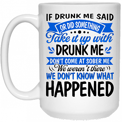 15 oz. White Mug