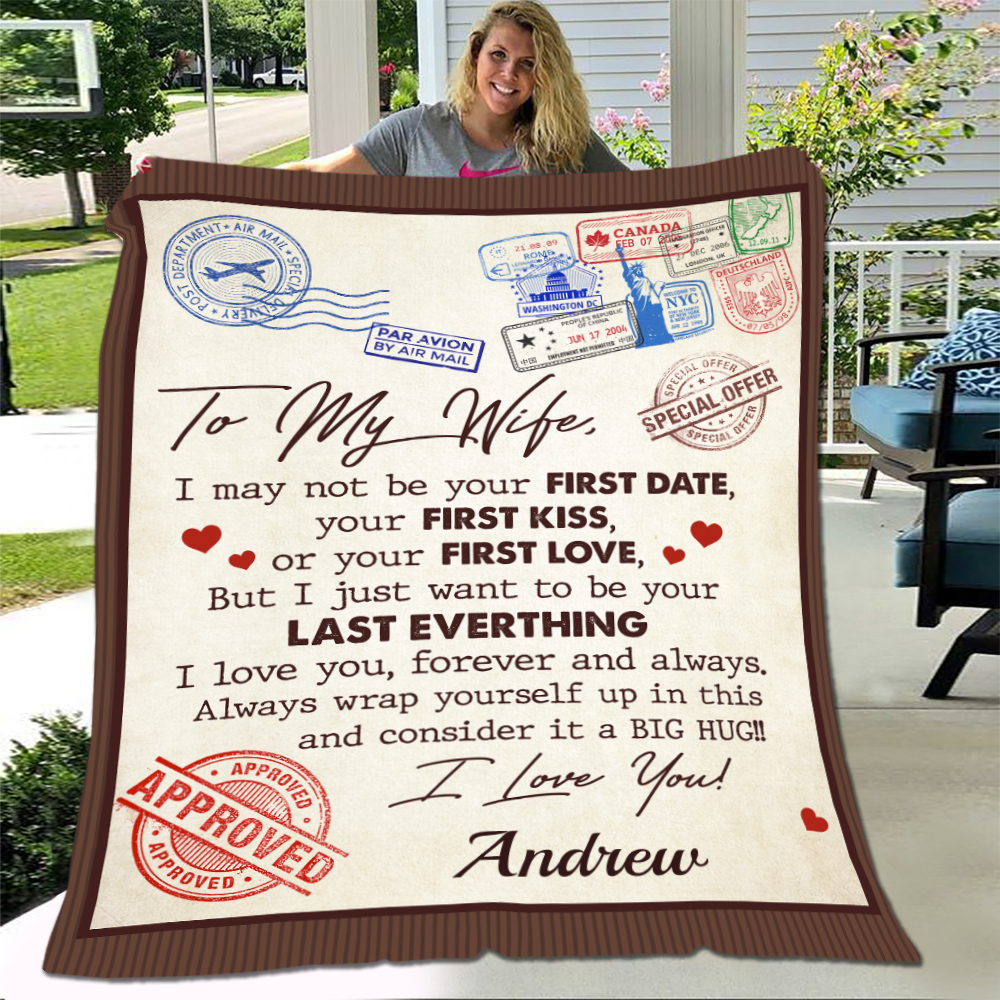 7VT. To My Wife Not First Date Personalized_Playball_321716