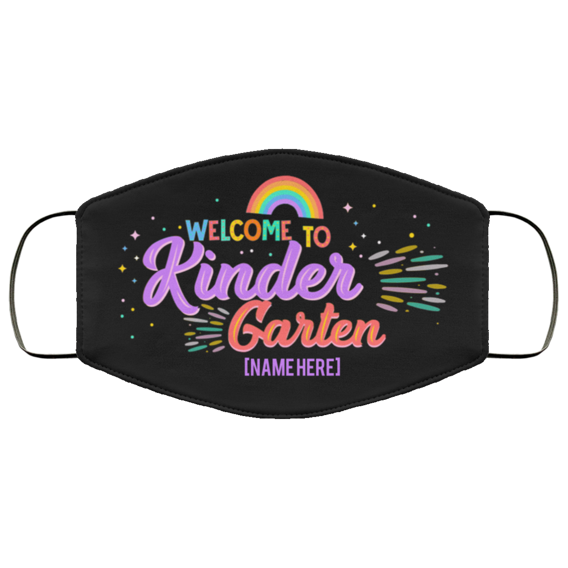 Personalized Welcome To Kindergarten - Funny Face Mask For Teacher - Washable Reusable Custom – Printed Cloth Face Mask Cover, Black, Cloth Face Mask Personalized Welcome To Kindergarten - Funny Face Mask For Teacher - Washable Reusable Custom – Printed Cloth Face Mask Cover, Black, Cloth Face Mask