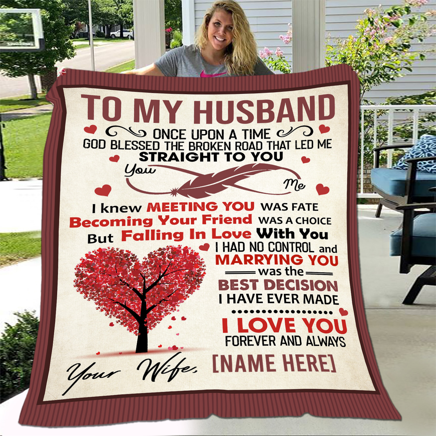 1VT. To My Husband God Blessed Feather Personalized_Bebas_803f40