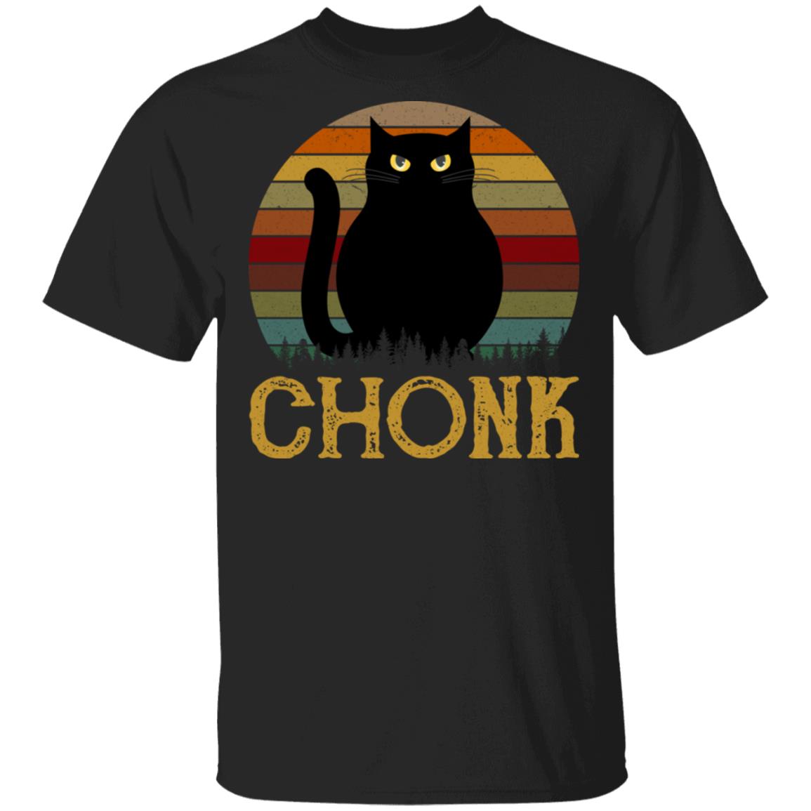Chonk T-Shirt - Funny Chonk Shirt, Black, Unisex T-Shirt