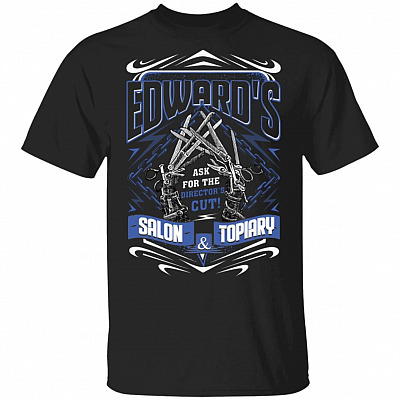 Edward's Salon and Topiary Ask for the Director's Cut T-Shirt, Black, Unisex T-Shirt