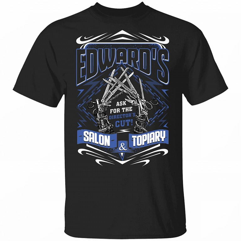 Edward's Salon and Topiary Ask for the Director's Cut T-Shirt, Black, Unisex T-Shirt