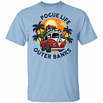 Pogue Surf Life Outer Banks Outer Banks T-Shirt, Light Blue, Unisex T-Shirt