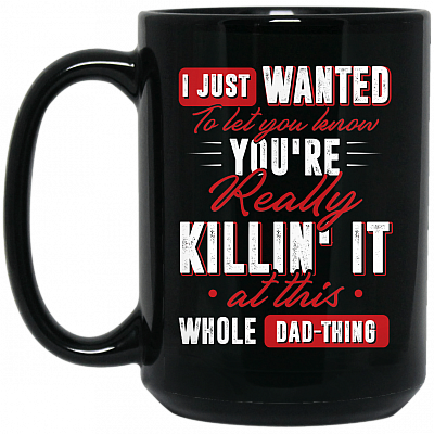 15 oz. Black Mug